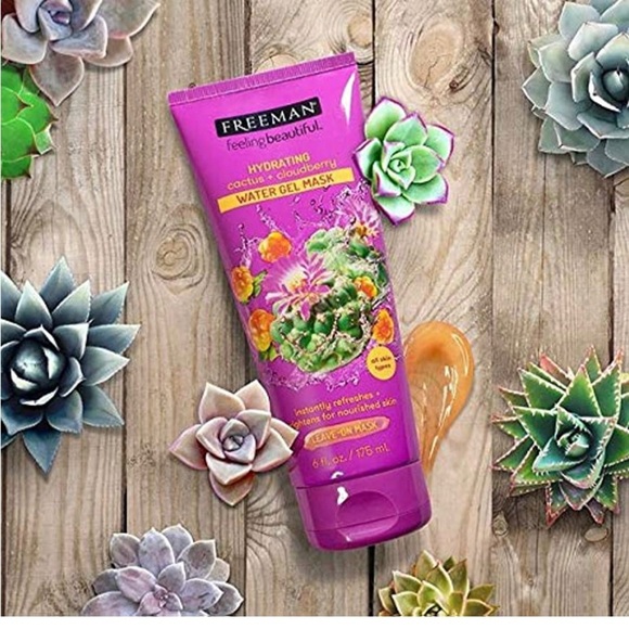 3 Freeman mask set Cactus Cloudberry Water Gel mask Canadian hemp Seed Clay mask - Picture 4 of 8